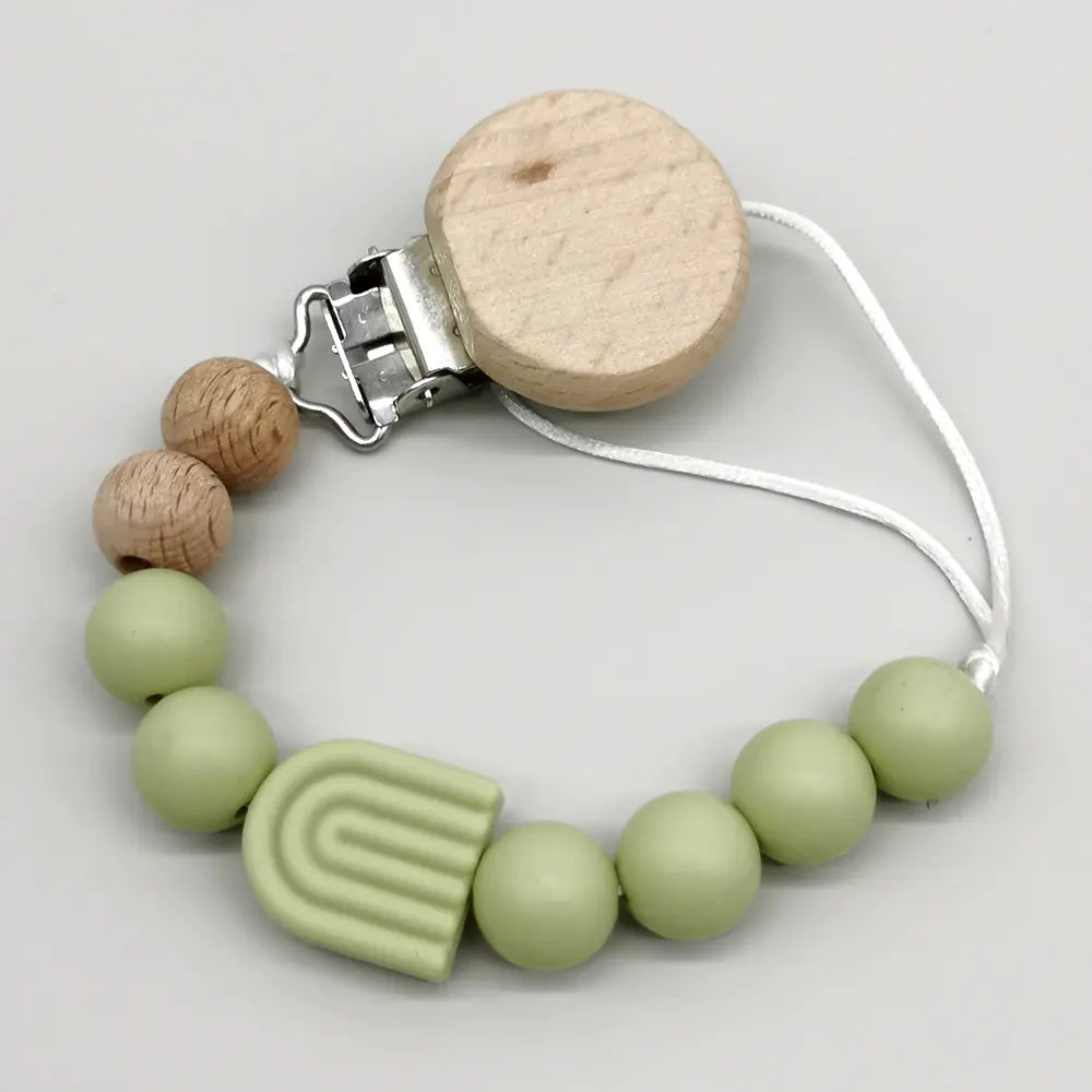The Sensy™ Beechwood Pacifier Clip