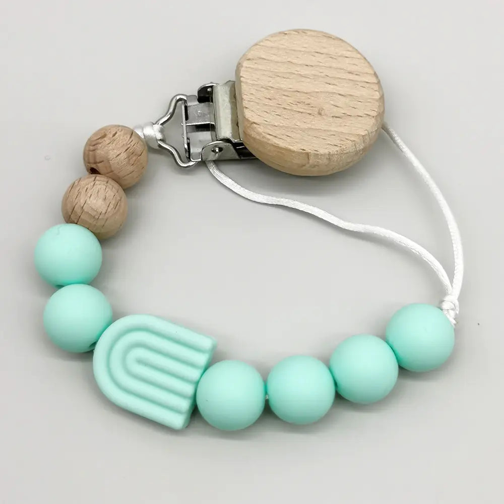 The Sensy™ Beechwood Pacifier Clip